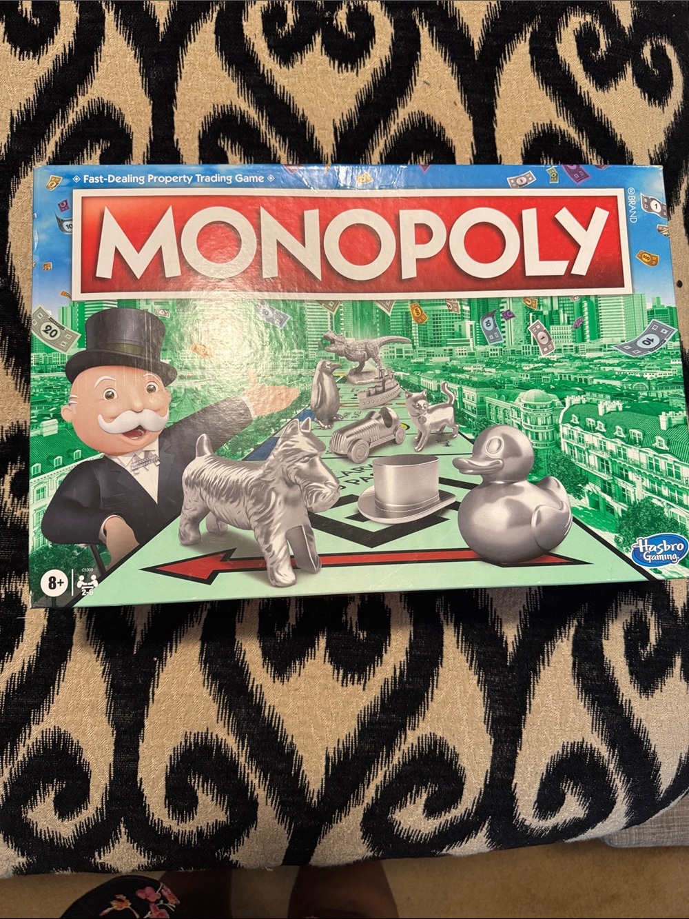 Hasbro Monopoly Board Game - Red, Green, Blue, Silver